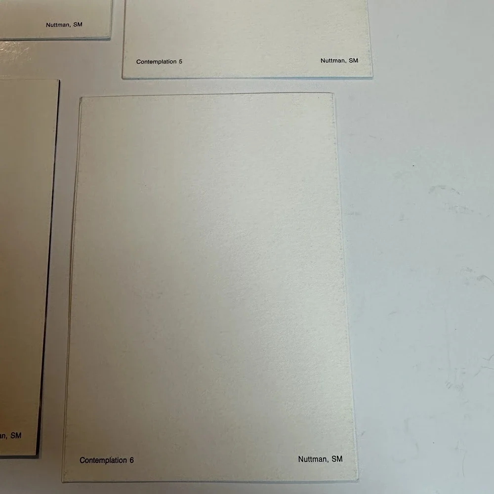 Nuttman SM Contemplation 1-6 Abstract Art Blank Note Cards Unused